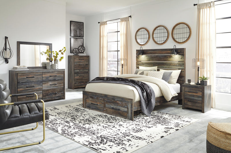 Drystan Panel Bed Bedroom Set