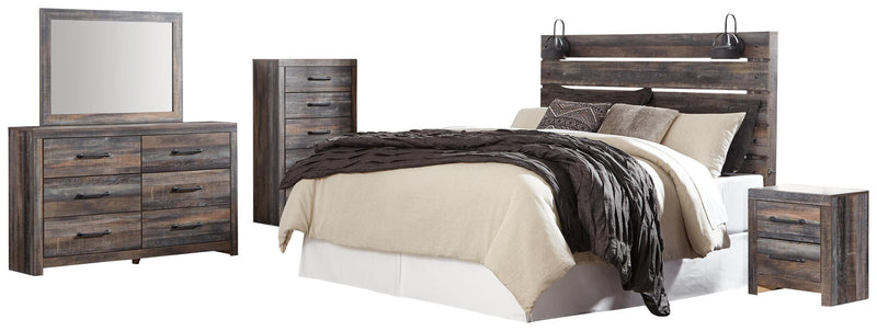 Drystan Panel Headboard Bed Bedroom Set