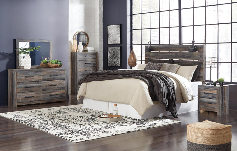 Drystan Panel Headboard Bed Bedroom Set