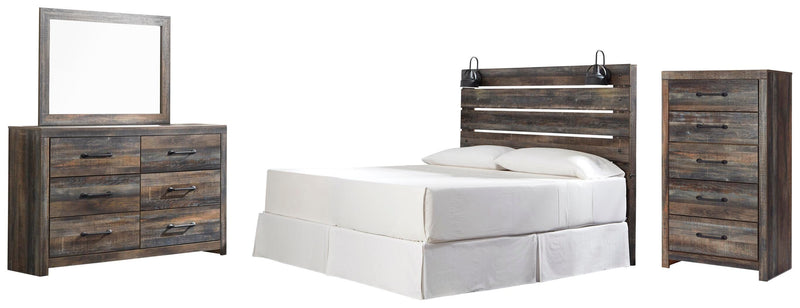 Drystan Panel Headboard Bed Bedroom Set