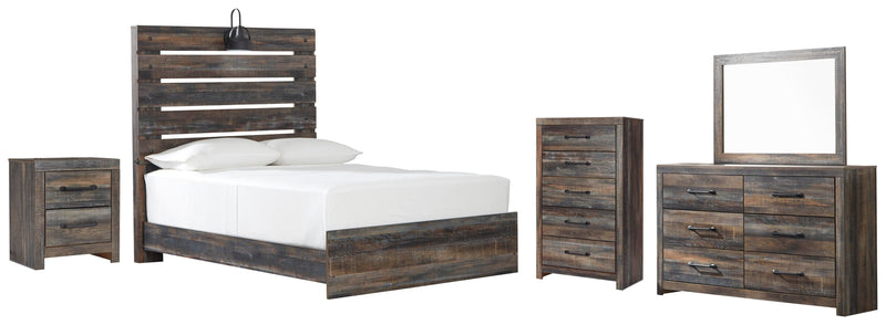 Drystan Panel Bed Bedroom Set