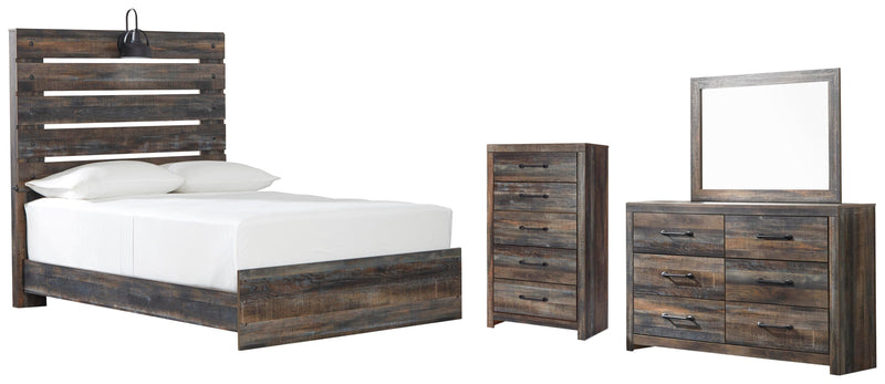 Drystan Panel Bed Bedroom Set
