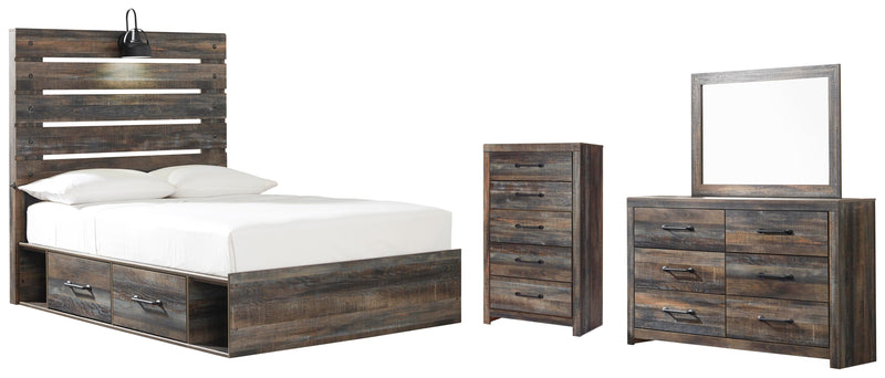 Drystan Panel Bed Bedroom Set