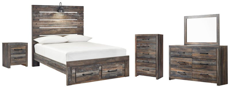 Drystan Panel Bed Bedroom Set