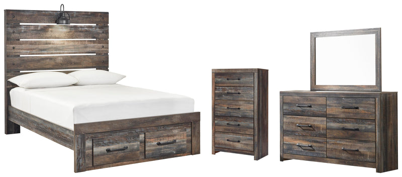 Drystan Panel Bed Bedroom Set