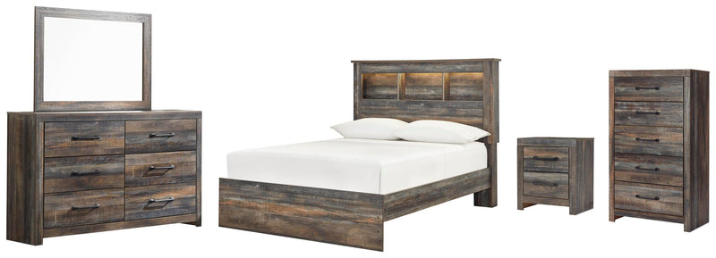 Drystan Bookcase Bed Bedroom Set