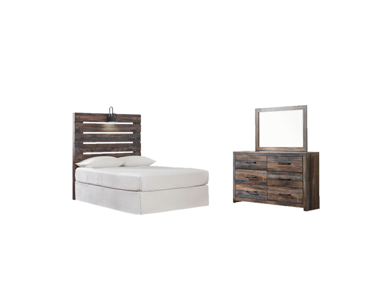 Drystan Panel Headboard Bed Bedroom Set