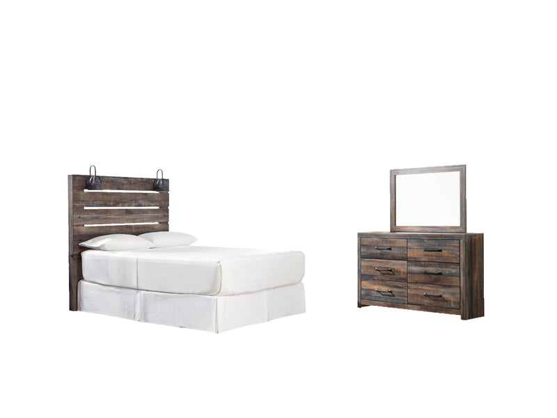 Drystan Panel Headboard Bed Bedroom Set