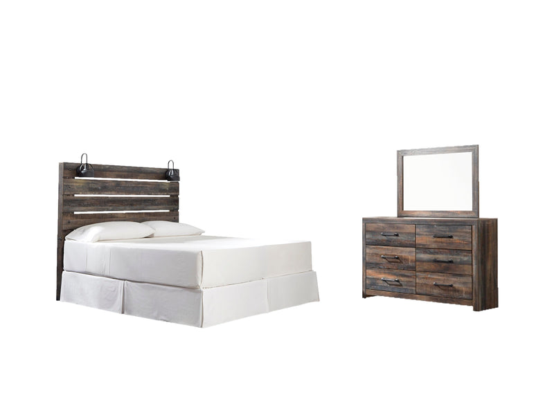 Drystan Panel Headboard Bed Bedroom Set