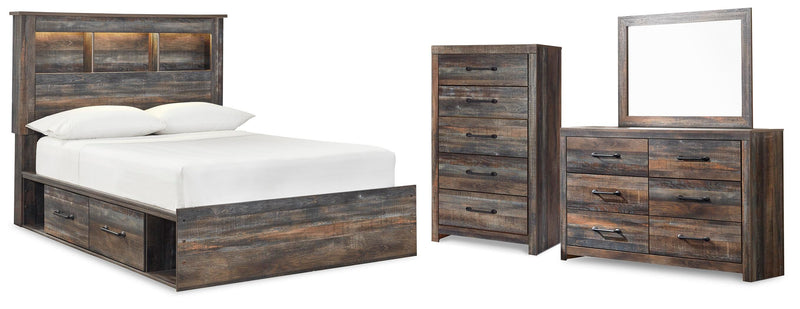 Drystan Bookcase Bed Bedroom Set