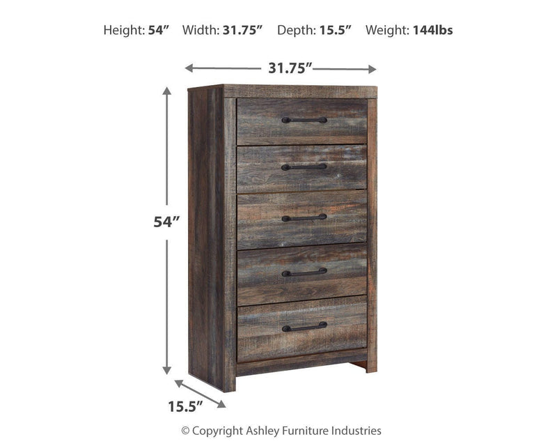 Drystan Panel Headboard Bed Bedroom Set