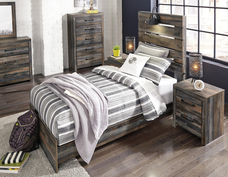Drystan Panel Bed Bedroom Set