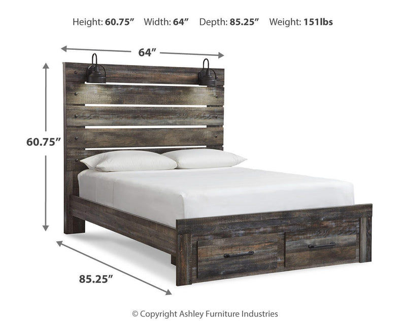Drystan Panel Bed Bedroom Set