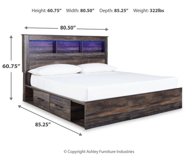 Drystan Bookcase Bed Bedroom Set