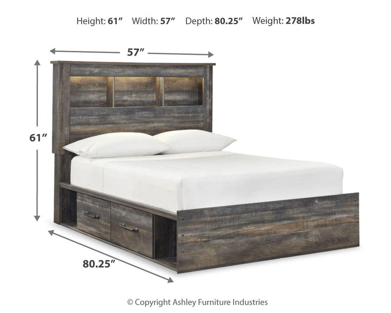 Drystan Bookcase Bed Bedroom Set