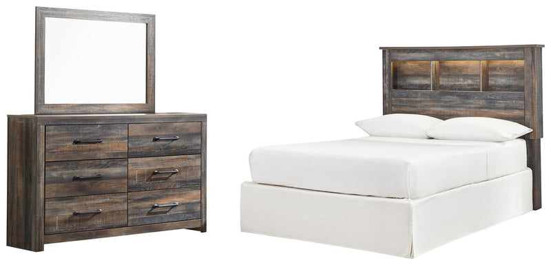Drystan Bookcase Headboard Bed Bedroom Set