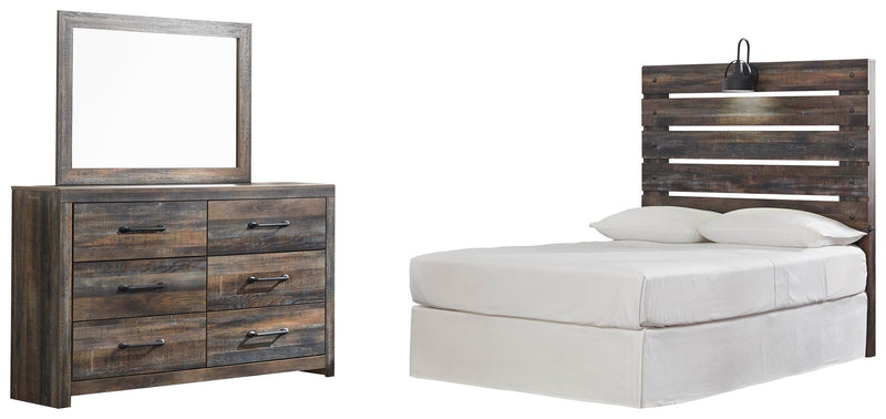 Drystan Panel Headboard Bed Bedroom Set