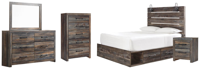 Drystan Panel Bed Bedroom Set