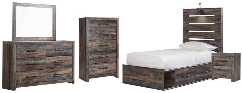 Drystan Panel Bed Bedroom Set