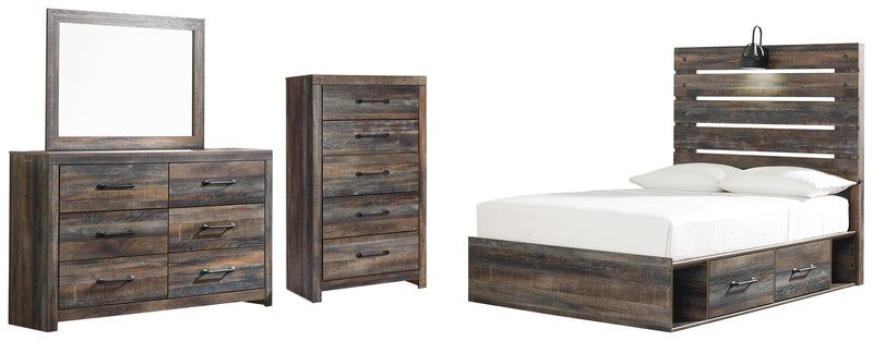 Drystan Panel Bed Bedroom Set