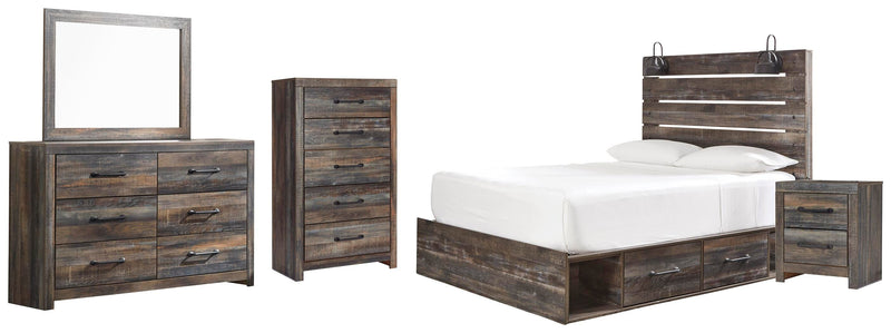 Drystan Panel Bed Bedroom Set