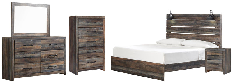 Drystan Panel Bed Bedroom Set