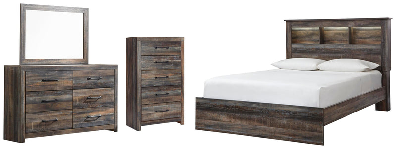 Drystan Bookcase Bed Bedroom Set