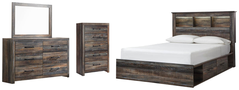 Drystan Bookcase Bed Bedroom Set