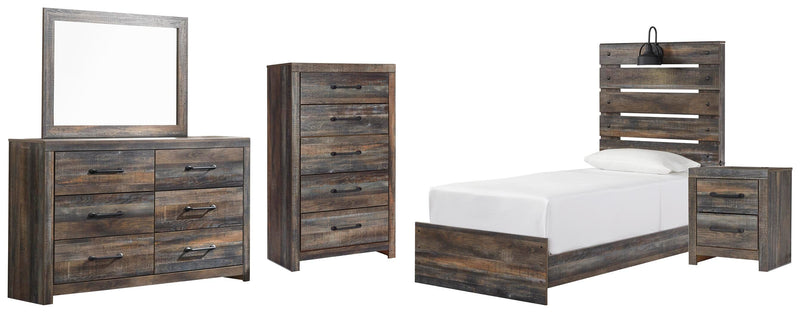 Drystan Panel Bed Bedroom Set