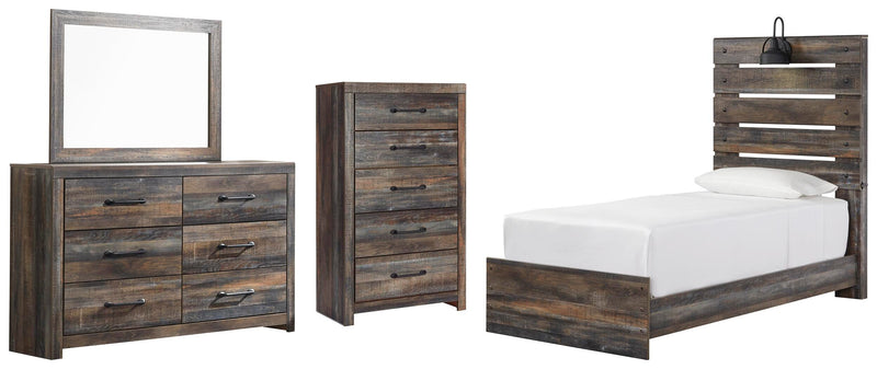 Drystan Panel Bed Bedroom Set