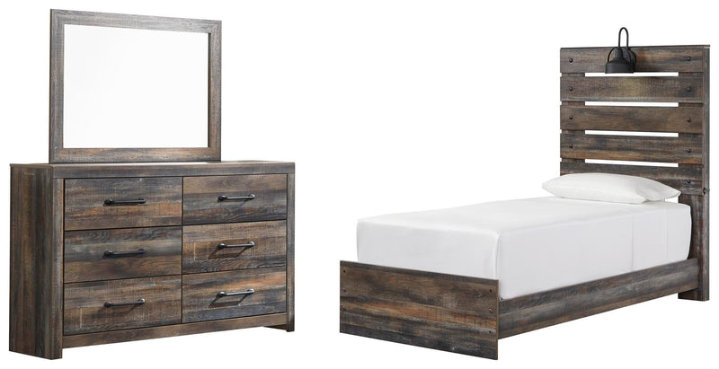 Drystan Panel Bed Bedroom Set