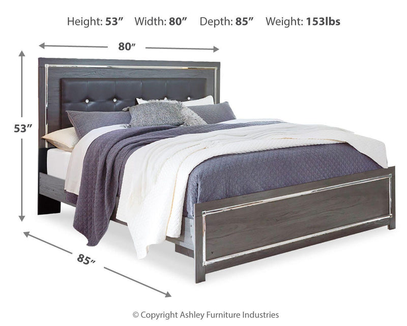 Cama de panel Lodanna