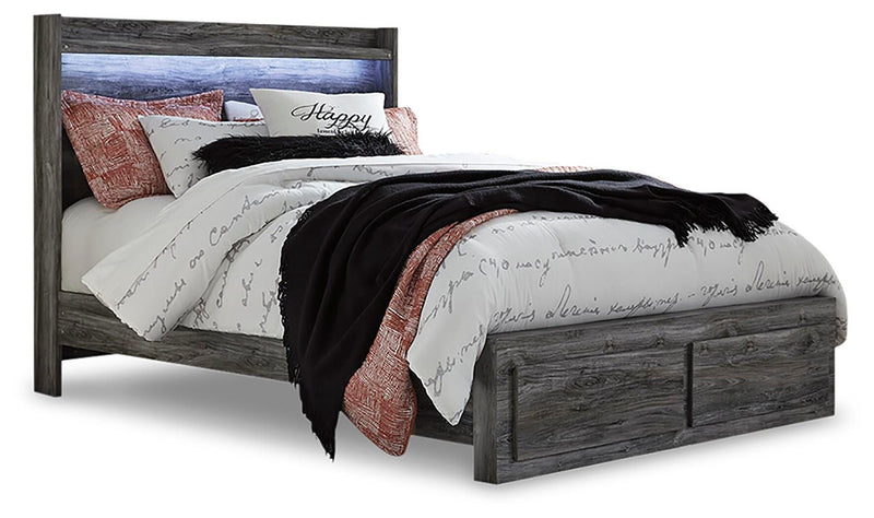 Cama con paneles Baystorm con 2 cajones de almacenamiento