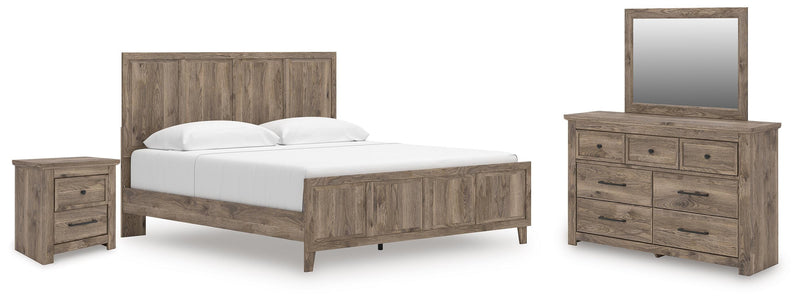 Rusticott Panel Bed Bedroom Set