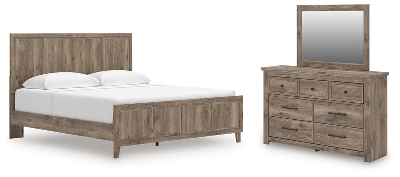 Rusticott Panel Bed Bedroom Set
