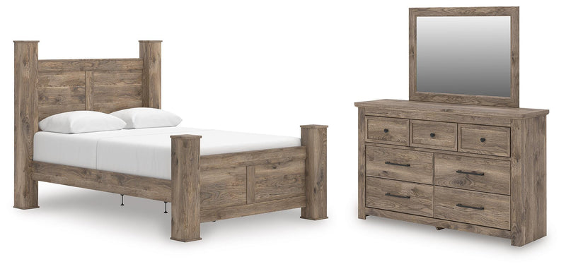 Rusticott Poster Bed Bedroom Set