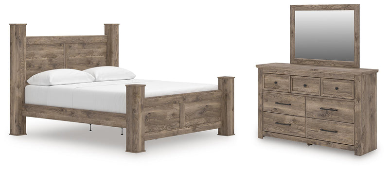 Rusticott Poster Bed Bedroom Set