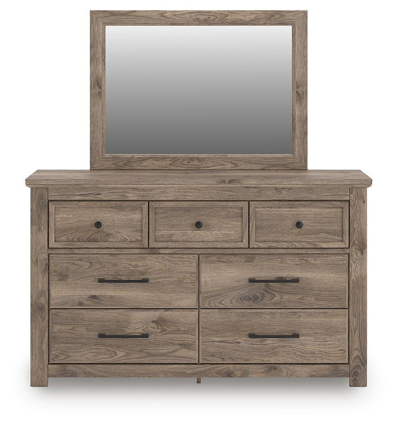 Rusticott Panel Bed Bedroom Set