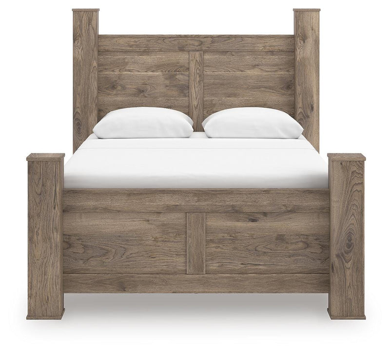 Rusticott Poster Bed Bedroom Set