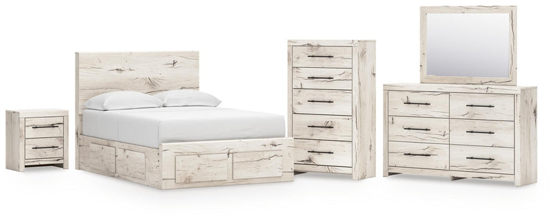 Juego de dormitorio con cama de almacenamiento Lawroy Panel