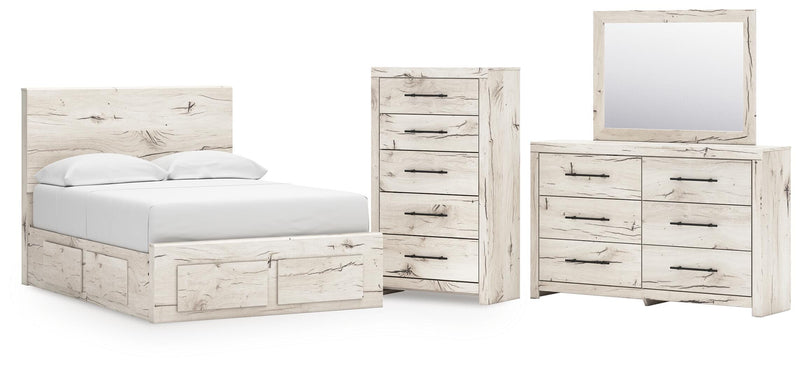 Juego de dormitorio con cama de almacenamiento Lawroy Panel