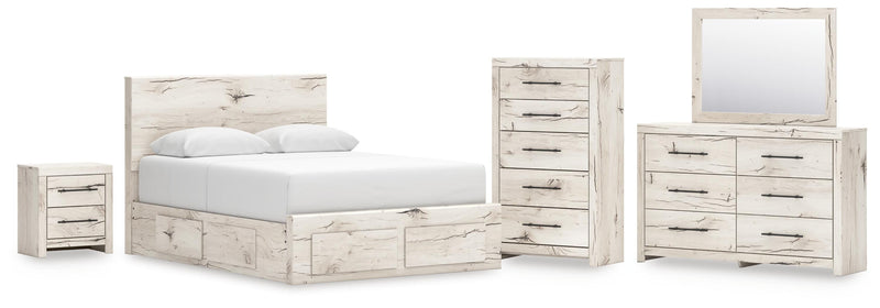 Juego de dormitorio con cama de almacenamiento Lawroy Panel