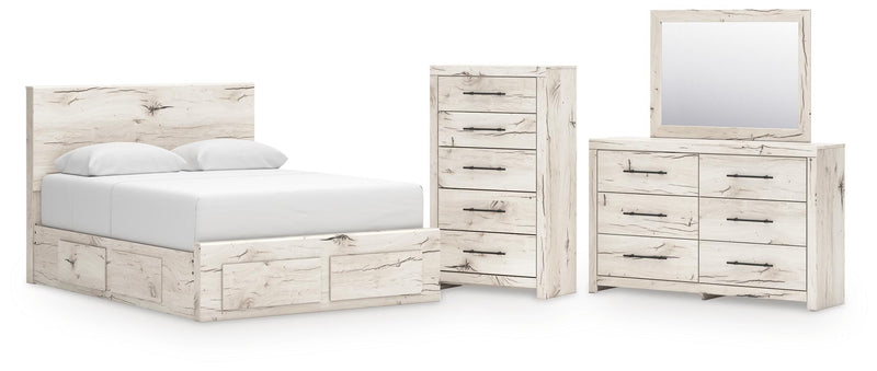 Juego de dormitorio con cama de almacenamiento Lawroy Panel