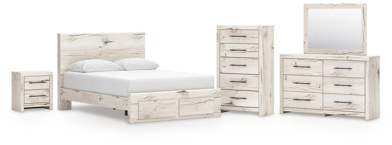 Juego de dormitorio con cama de almacenamiento Lawroy Panel