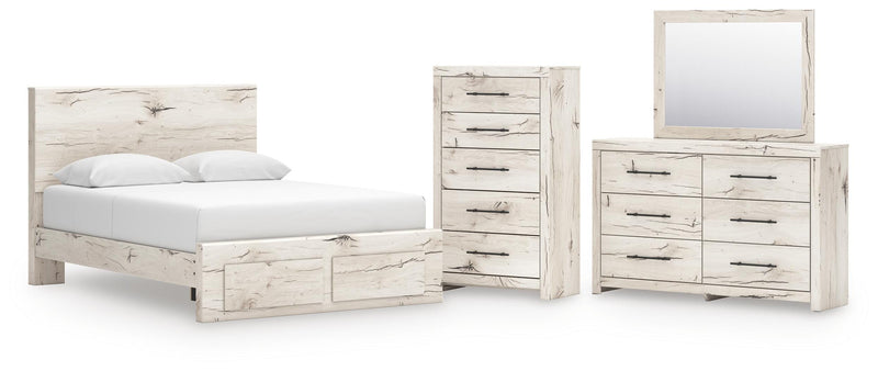 Juego de dormitorio con cama de almacenamiento Lawroy Panel
