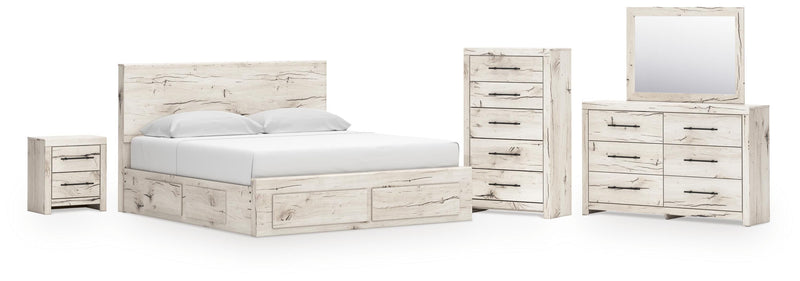 Juego de dormitorio con cama de almacenamiento Lawroy Panel