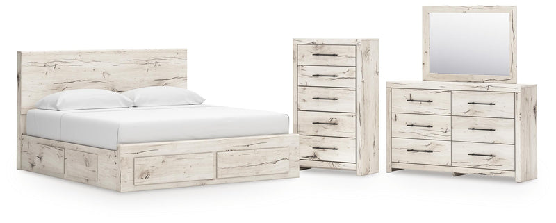 Juego de dormitorio con cama de almacenamiento Lawroy Panel