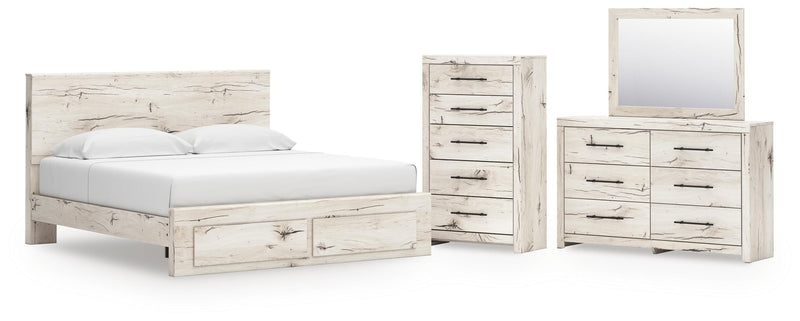 Juego de dormitorio con cama de almacenamiento Lawroy Panel