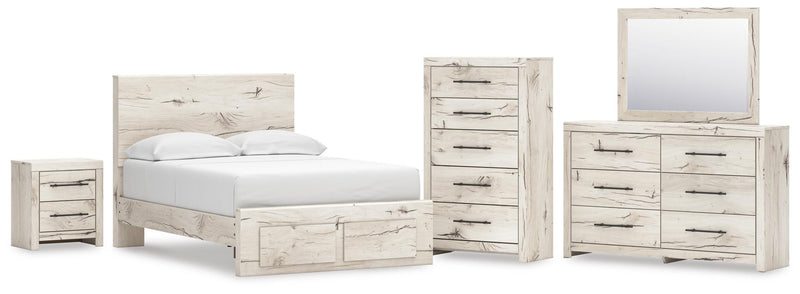 Juego de dormitorio con cama de almacenamiento Lawroy Panel