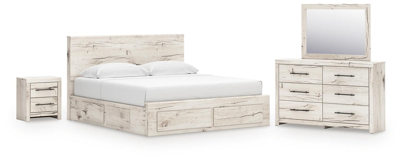 Juego de dormitorio con cama de almacenamiento Lawroy Panel